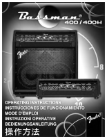 Fender Bassman-400-400H-User-Manual